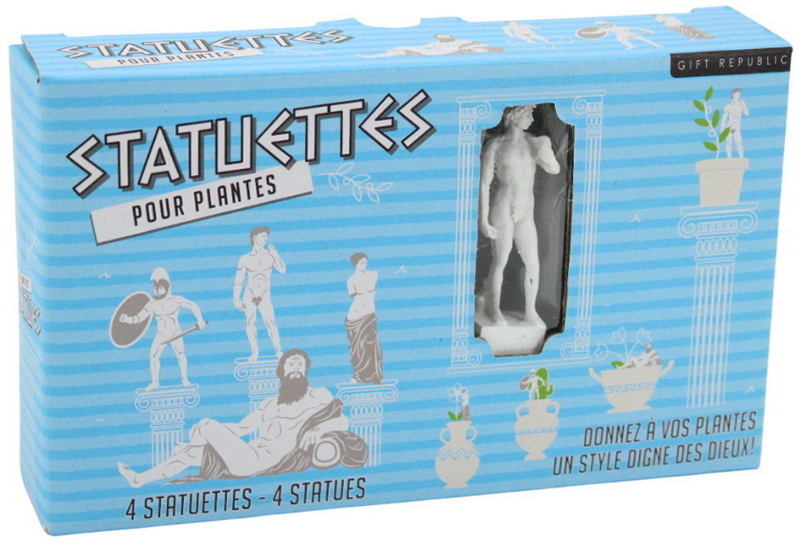 Mini statues pour plantes