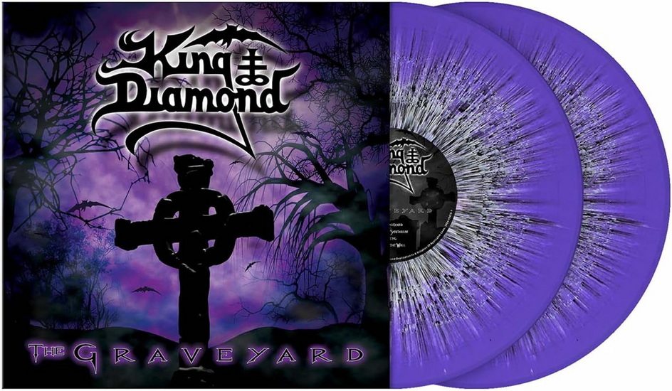 The Graveyard (Vinyle - Violet avec Eclaboussures Blanches et Noires) - KING DIAMOND
