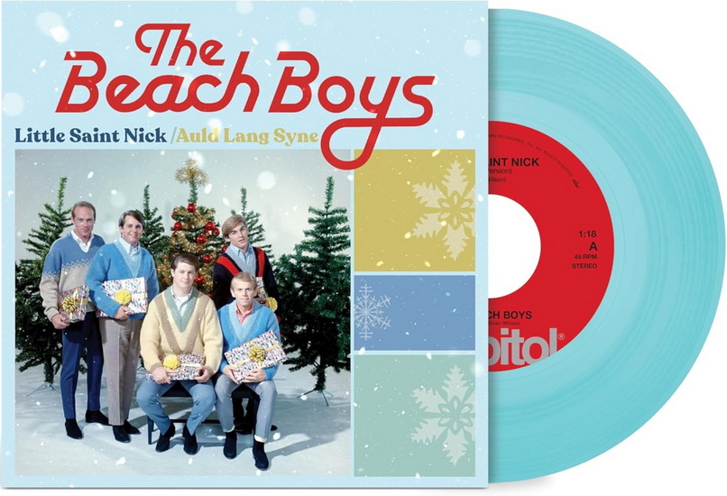 Little Saint Nick / Auld Lang Syne (Vinyle - 7'' Bleu) - THE BEACH BOYS