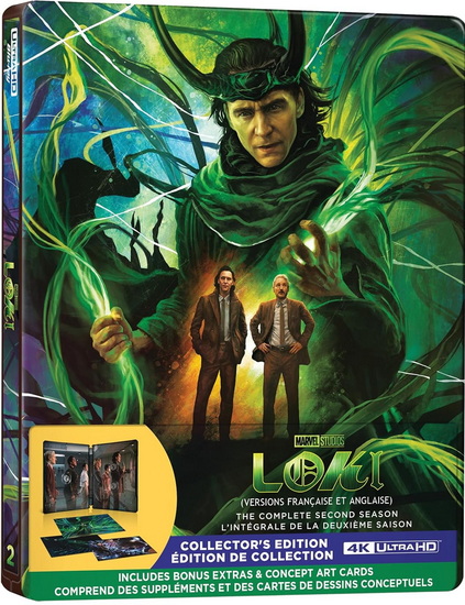 Loki: Season 2 - Steelbook (4K) - MICHAEL WALDRON