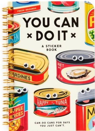 You Can Do It Googly Sticker Book - BRASS MONKEY