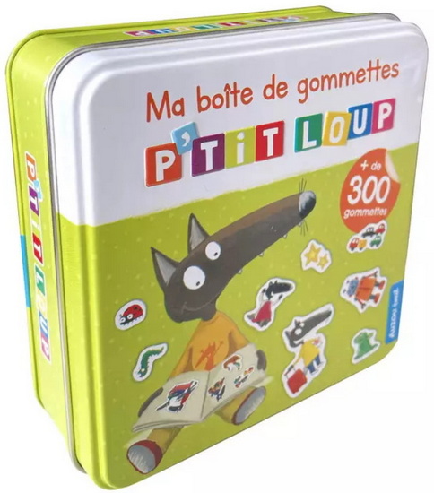 Ma boîte de gommettes P&#39;tit Loup : 300 gommettes N. éd. - ORIANNE LALLEMAND