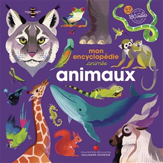 Mon encyclopédie animée : animaux - EMMANUELLE KECIR-LEPETIT - LUCIE DELAUNEY