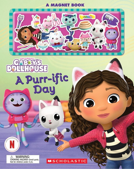 A Purr-ific Day (Gabby&#39;s Dollhouse Magnet Book) - COLLECTIF
