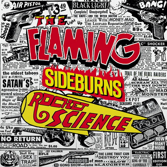 Rocket Science (Original Artyfacts From The Psychedelic Era 1996-1999) (Vinyle - Ltd. Transparent Rouge) - THE FLAMING SIDEBURNS