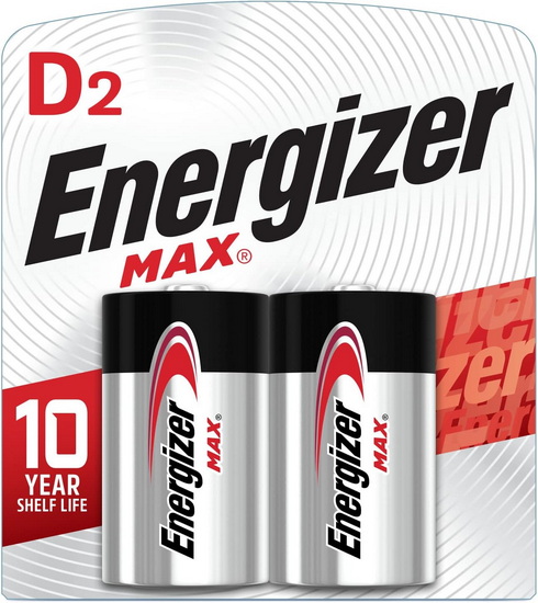 Piles Energizer D2