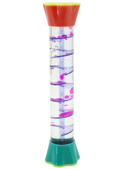 Tube d&#39;eau sensoriel spirale