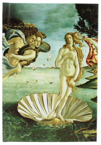 Cahier de notes Venus de Botticelli 120p
