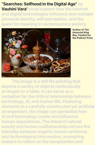 Searches: Selfhood in the Digital Age - VAUHINI VARA