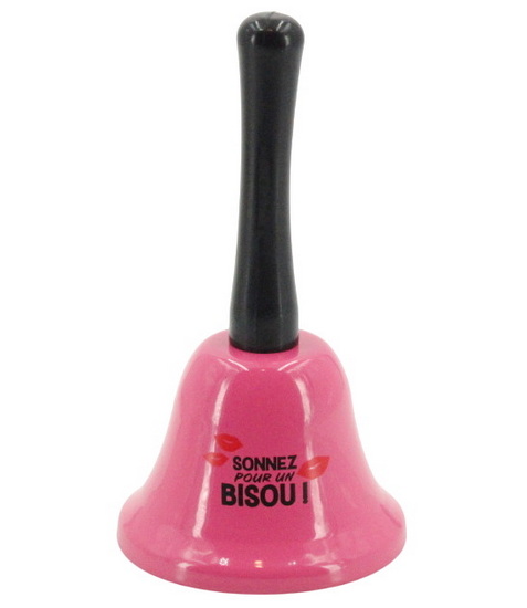 Cloche "Sonnez pour bisou…"