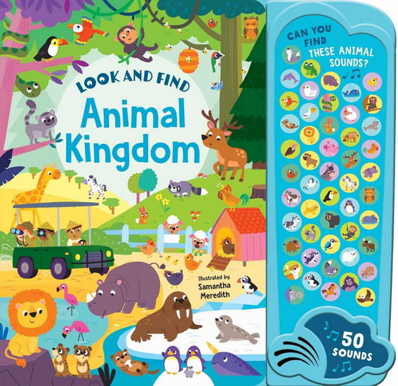 Animal Kingdom: 50 Button Sound Book - SAMANTHA MEREDITH