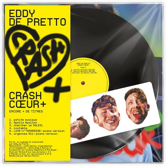 CRASH CŒUR+ (Vinyle) - EDDY DE PRETTO