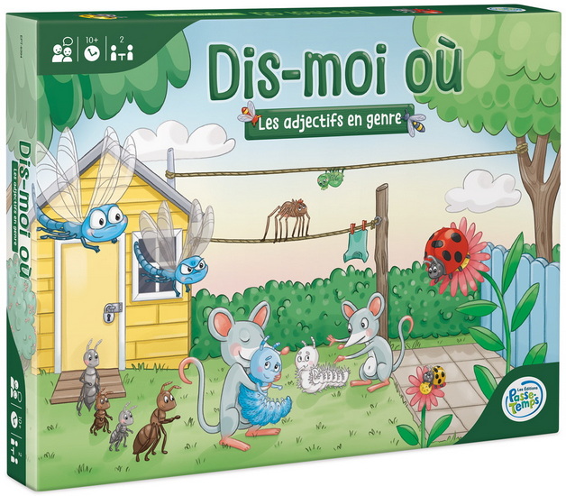 Dis-moi où : Les adjectifs en genre - KATHERINE GINGRAS