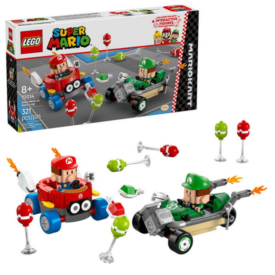 Mario Kart : Bébé Mario contre Bébé Luigi