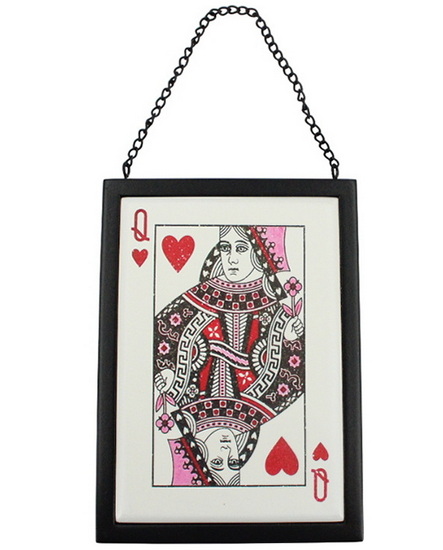 Plaque reine de cœur