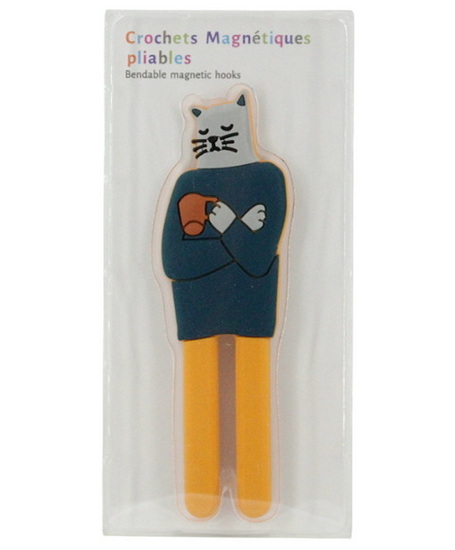Crochet magnétique chat tasse