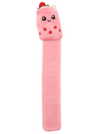 Signet peluche thé aux perles