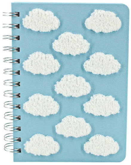 Journal touffeté nuages 140p