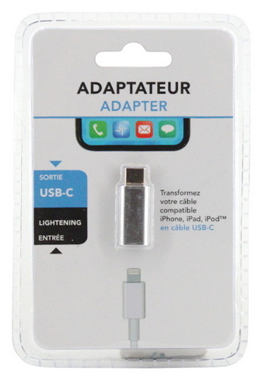 Adaptateur lightning à C
