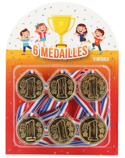 Ens. 6 médailles champion