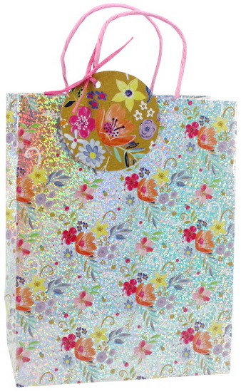 Sac petit floral holographique