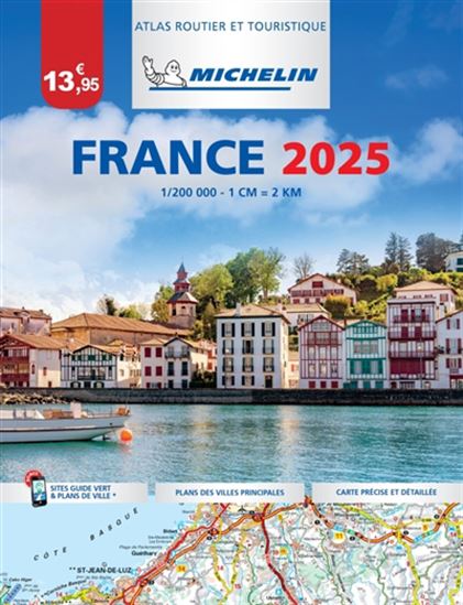 France 2025 : atlas routier et touristique N. éd. - COLLECTIF