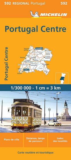 Portugal Centre 592 : Carte Régionale 2025 - COLLECTIF