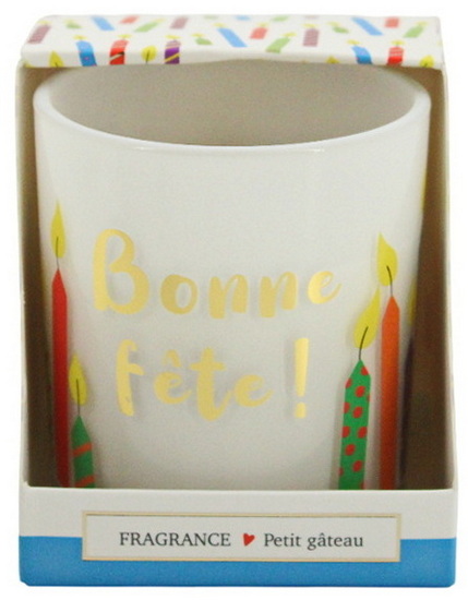Bougie parfumée message - Bonne fête