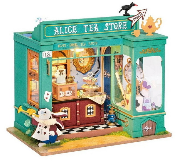 Mini maison à bricoler - Magasin de thé Alice