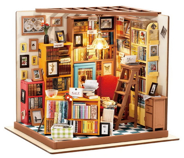 Mini maison à bricoler - Salle d&#39;étude Sam