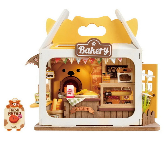 Mini maison à bricoler - Boîte à pain Teddy
