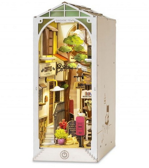 Diorama appui-livre - Ville ensoleillée