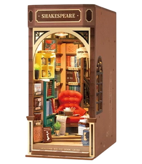 Diorama appui-livre - Librairie