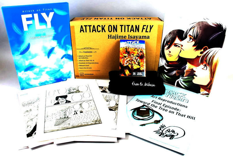 Attack on Titan 35: FLY Collector&#39;s Box Set - HAJIME ISAYAMA
