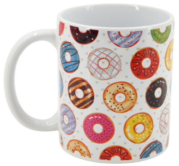 Tasse beignes colorés