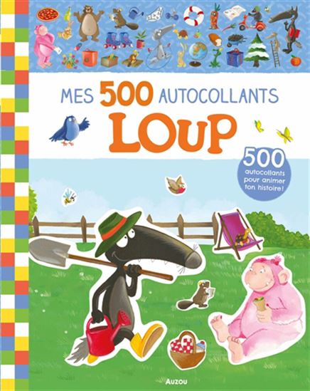 Mes 500 autocollants Loup - COLLECTIF