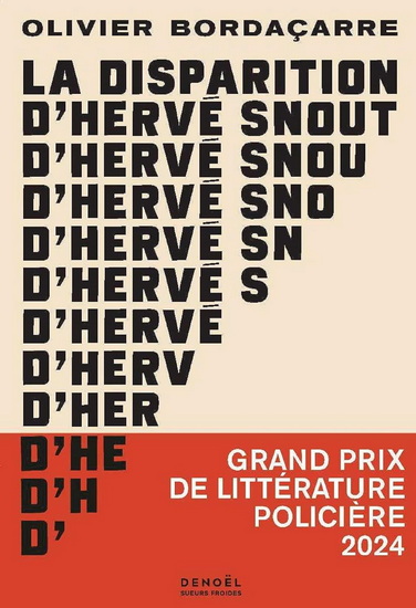 La Disparition d&#39;Hervé Snout - OLIVIER BORDAÇARRE