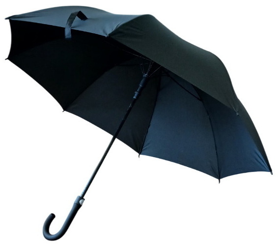 Parapluie de golf noir à ouverture automatique