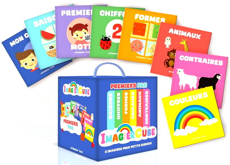 Premiers pas : imagier cube Cof. 8 vls - AGNESE BARUZZI