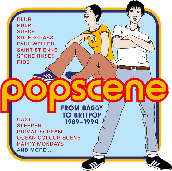 Popscene: From Baggy To Britpop 1989-1994 (4CD) - ARTISTES VARIÉS
