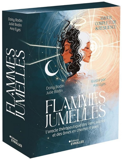 Flammes jumelles : l&#39;oracle thérapeutique des liens sacrés et des âmes en chemin d&#39;éveil : amour, complétude & résilience Cof. - DAISY BODIN & AL