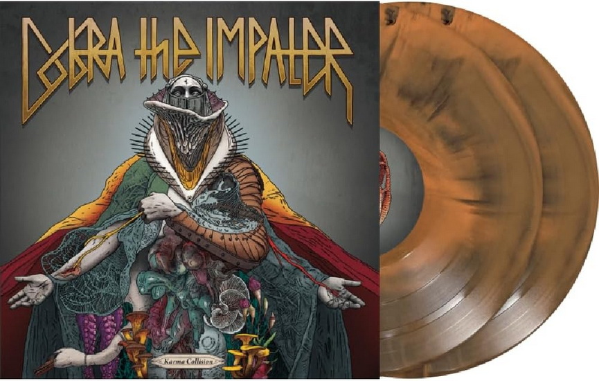 Karma Collision (Vinyle - Marbre Orange & bleu) - COBRA THE IMPALER