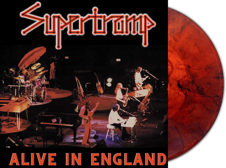 Alive In England (Vinyle - Marbre Rouge) - SUPERTRAMP