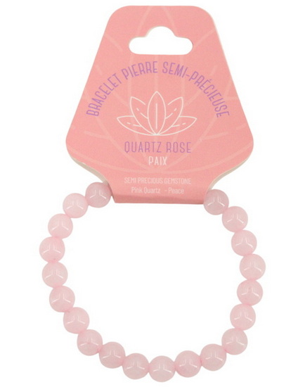 Bracelet quartz rose