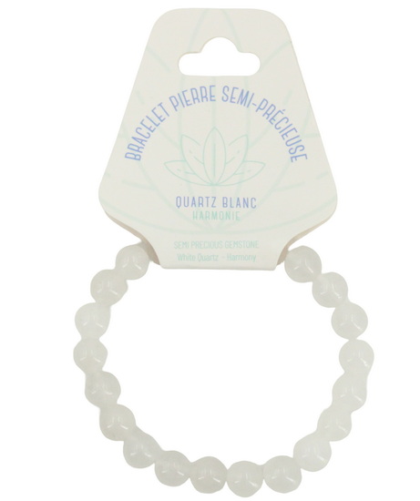 Bracelet quartz blanc