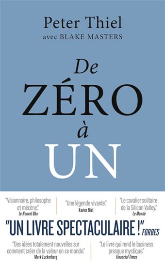 De zéro à un : comment construire le futur - PETER THIEL