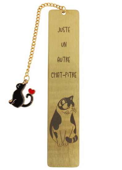 Signet métallique Chat-pitre