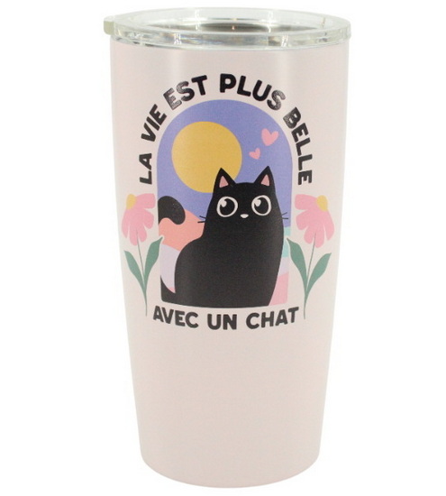 Tasse de voyage chat
