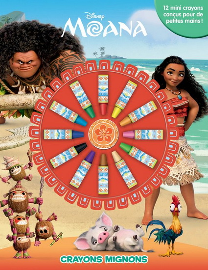 Disney Moana : crayons mignons - COLLECTIF