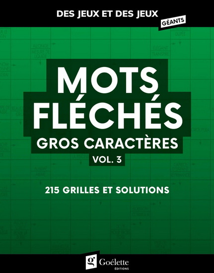 Mots fléchés gros caractères #03 - COLLECTIF